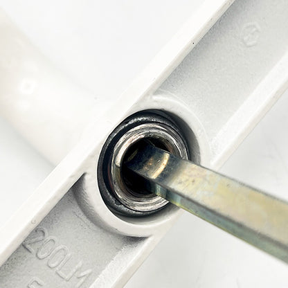 Lever UPVC Multipoint Door Handles - 70mm PZ Unsprung 180mm Screw Centres
