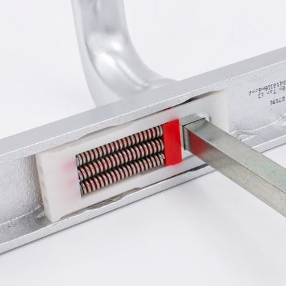 London Lever Moveable Pad UPVC Multipoint Door Handles - 92mm/62mm PZ Sprung 240mm Screw Centres