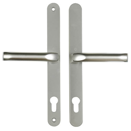 Lever UPVC Multipoint Door Handles - 92mm PZ Sprung 240mm Screw Centres