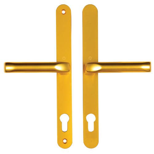 Lever UPVC Multipoint Door Handles - 92mm PZ Sprung 240mm Screw Centres