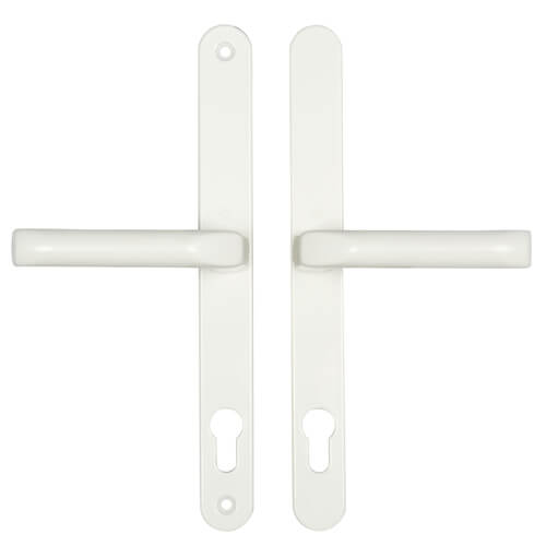 Lever UPVC Multipoint Door Handles - 92mm PZ Sprung 240mm Screw Centres