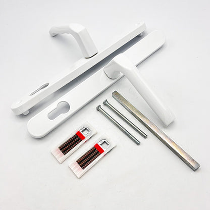 Lever UPVC Multipoint Door Handles - 92mm PZ Sprung 240mm Screw Centres