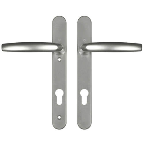 Lever UPVC Multipoint Door Handles - 92mm PZ Sprung 122mm Screw Centres