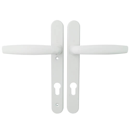 Lever UPVC Multipoint Door Handles - 92mm PZ Sprung 122mm Screw Centres