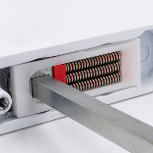 Lever UPVC Multipoint Door Handles - 92mm PZ Sprung 122mm Screw Centres