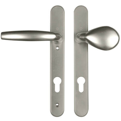 Atlanta Lever Moveable Pad UPVC Multipoint Door Handles - 92mm PZ Sprung 122mm Screw Centres