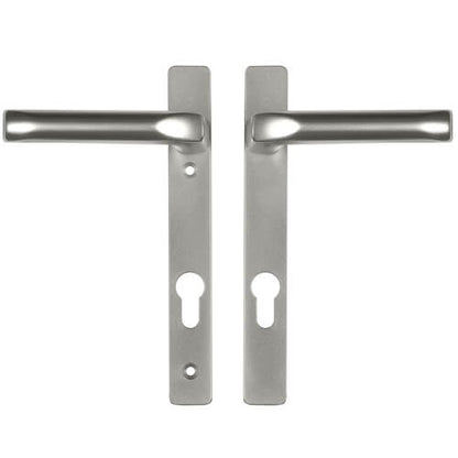 London Lever Lever UPVC Multipoint Door Handles - 92mm PZ Unsprung 122mm Screw Centres