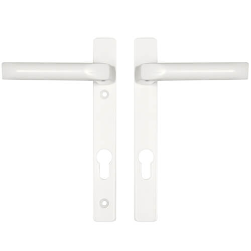 London Lever Lever UPVC Multipoint Door Handles - 92mm PZ Unsprung 122mm Screw Centres