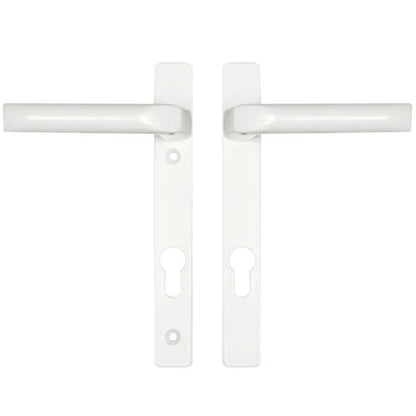 London Lever Lever UPVC Multipoint Door Handles - 92mm PZ Unsprung 122mm Screw Centres