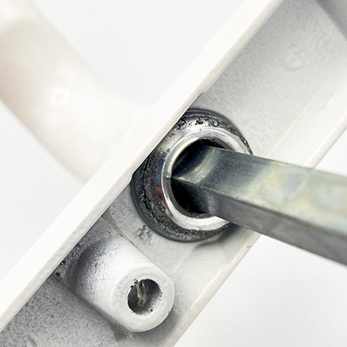 London Lever Lever UPVC Multipoint Door Handles - 92mm PZ Unsprung 122mm Screw Centres
