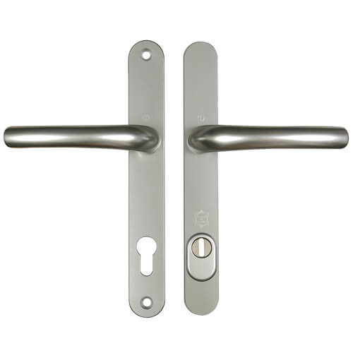 Tokyo PAS24 Lever Lever UPVC Multipoint Door Handles - 92mm PZ Sprung 215mm Screw Centres