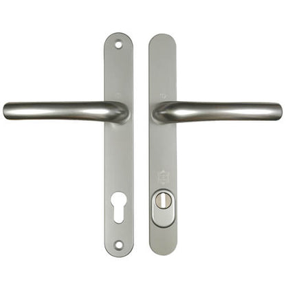Tokyo PAS24 Lever Lever UPVC Multipoint Door Handles - 92mm PZ Sprung 215mm Screw Centres