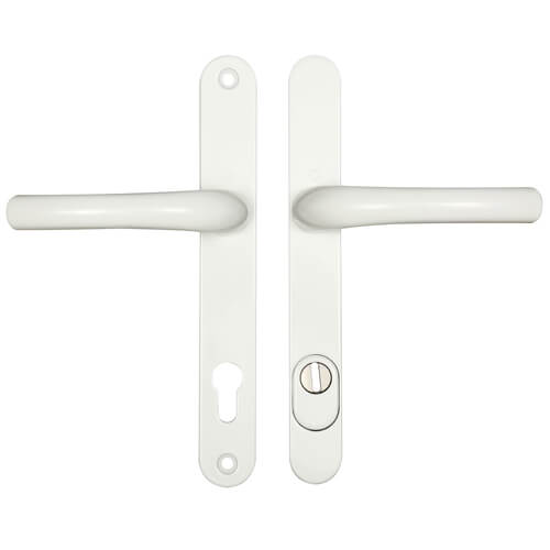 Tokyo PAS24 Lever Lever UPVC Multipoint Door Handles - 92mm PZ Sprung 215mm Screw Centres