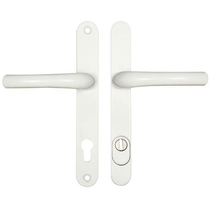 Tokyo PAS24 Lever Lever UPVC Multipoint Door Handles - 92mm PZ Sprung 215mm Screw Centres