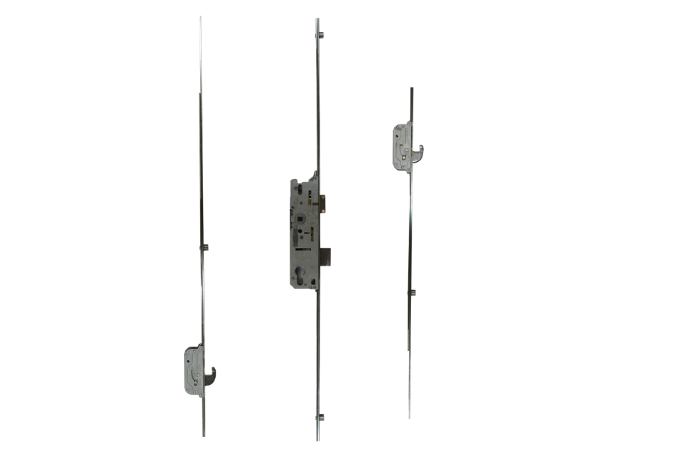 859 Type 17 Lever Operated Latch & Deadbolt - 2 Hook & 4 Roller