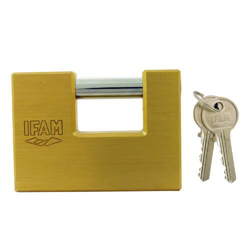 U Series Brass Shutter Padlock Keyed Alike