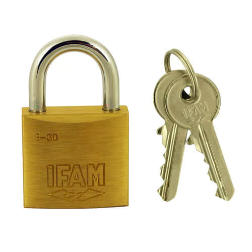 Series 30mm Open Shackle Brass Padlock