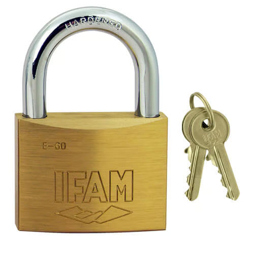 Series 60mm Open Shackle Brass Padlock
