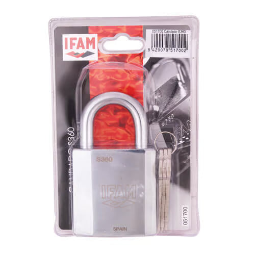 S360 60mm CEN4 High Security Open Shackle Padlock