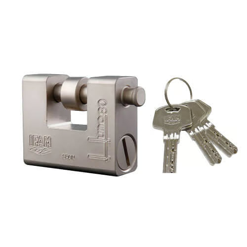 Huno 80mm CEN5 Armoured Shutter Padlock
