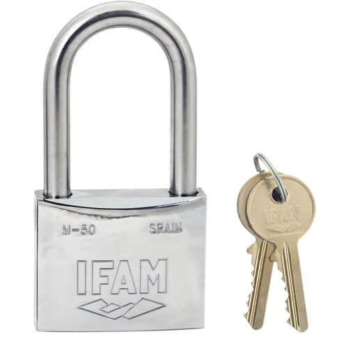 M50 50mm Marine Padlock - Long Shackle