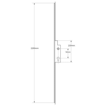 French Door Passive Multipoint Door Lock