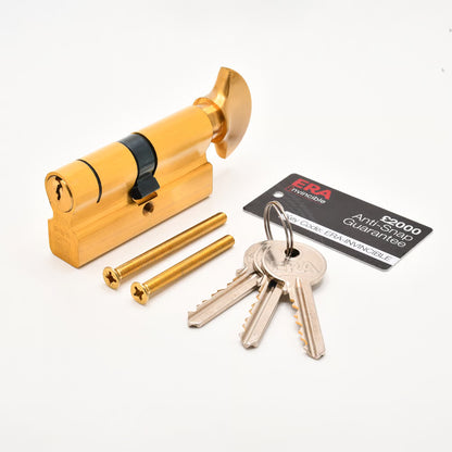 nvincible Key & Turn Cylinders British Standard Kitemarked TS007 3*