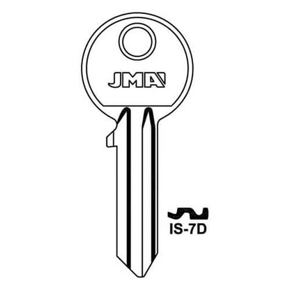 IS-7D Iseo 5 Pin Key Blank