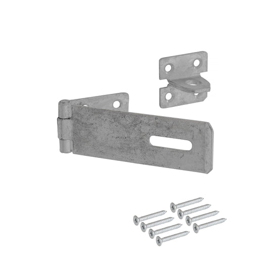Heavy Duty Galvanised Hasp and Staple