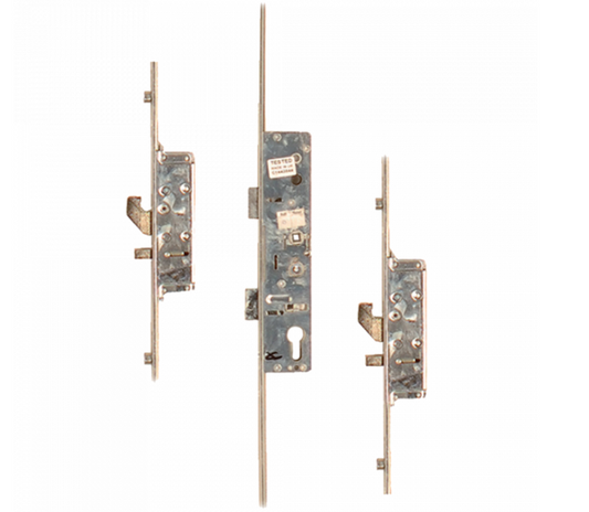 Lever Operated Latch & Deadbolt Single Spindle - 2 Hook 2 Anti-Lift 4 Roller
