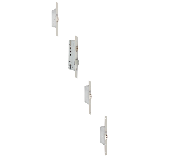 AutoEngage Heritage Latch & Deadbolt 20mm Radius Faceplate 3 Latch Bolt