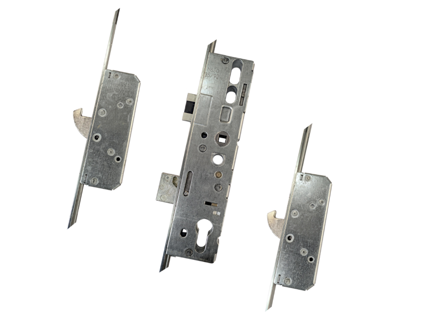 H650 35mm Backset Latch & Deadbolt Single Spindle With 2 Hooks 2005636