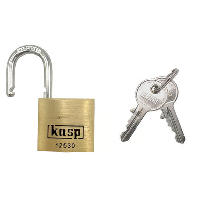 125 Series 30mm Open Shackle Brass Padlock