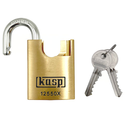 125 series 50mm Closed Shackle Brass Padlock