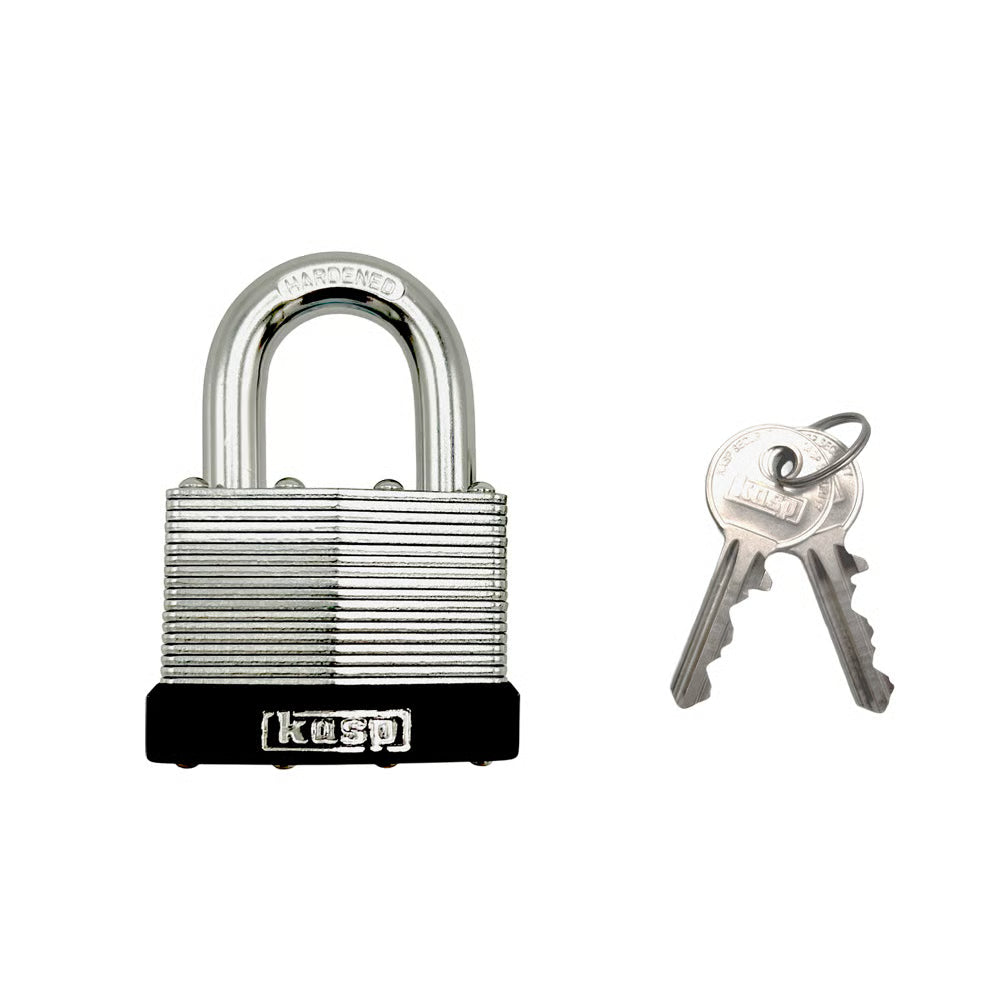 130 50mm Open Shackle Laminated Steel Padlock