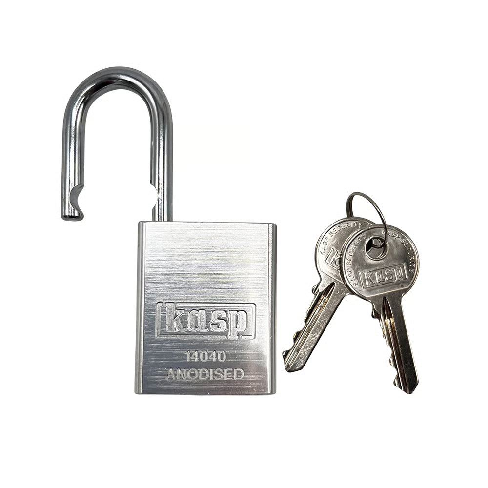 140 40mm Open Shackle Solid Aluminium Padlock