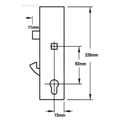 Excalibur Genuine Multipoint Gearbox - Lift Lever