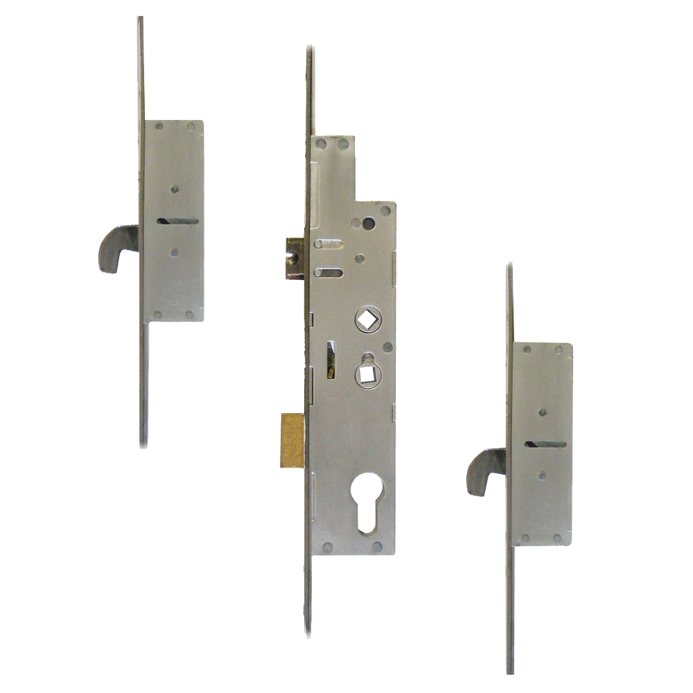 Crimebeater 20mm Lever Operated Latch & Deadbolt Twin Spindle - 2 Hook