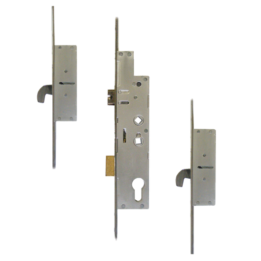 Crimebeater 20mm Lever Operated Latch & Deadbolt Twin Spindle - 2 Hook
