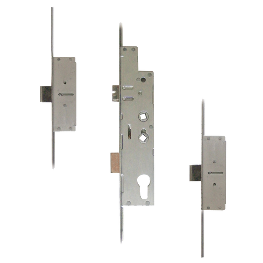 Crimebeater 20mm Lever Operated Latch & Deadbolt Twin Spindle - 2 Dead Bolt