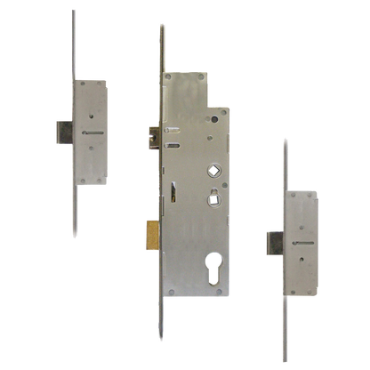 Crimebeater 20mm Lever Operated Latch & Deadbolt Twin Spindle - 2 Dead Bolt