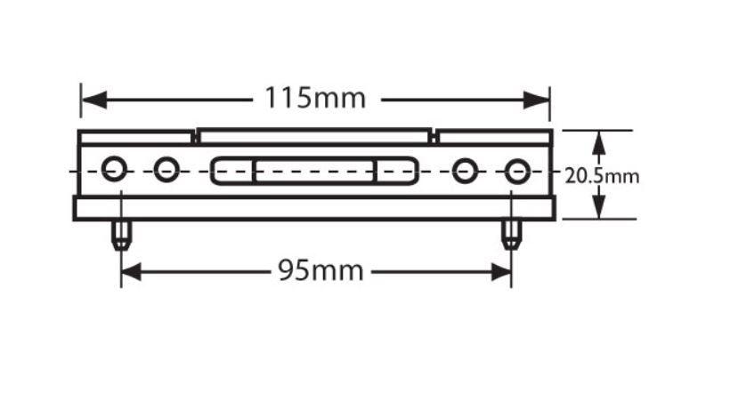 AVOCET Adjustable Flat Butt Hinge