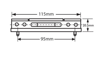 AVOCET Adjustable Flat Butt Hinge