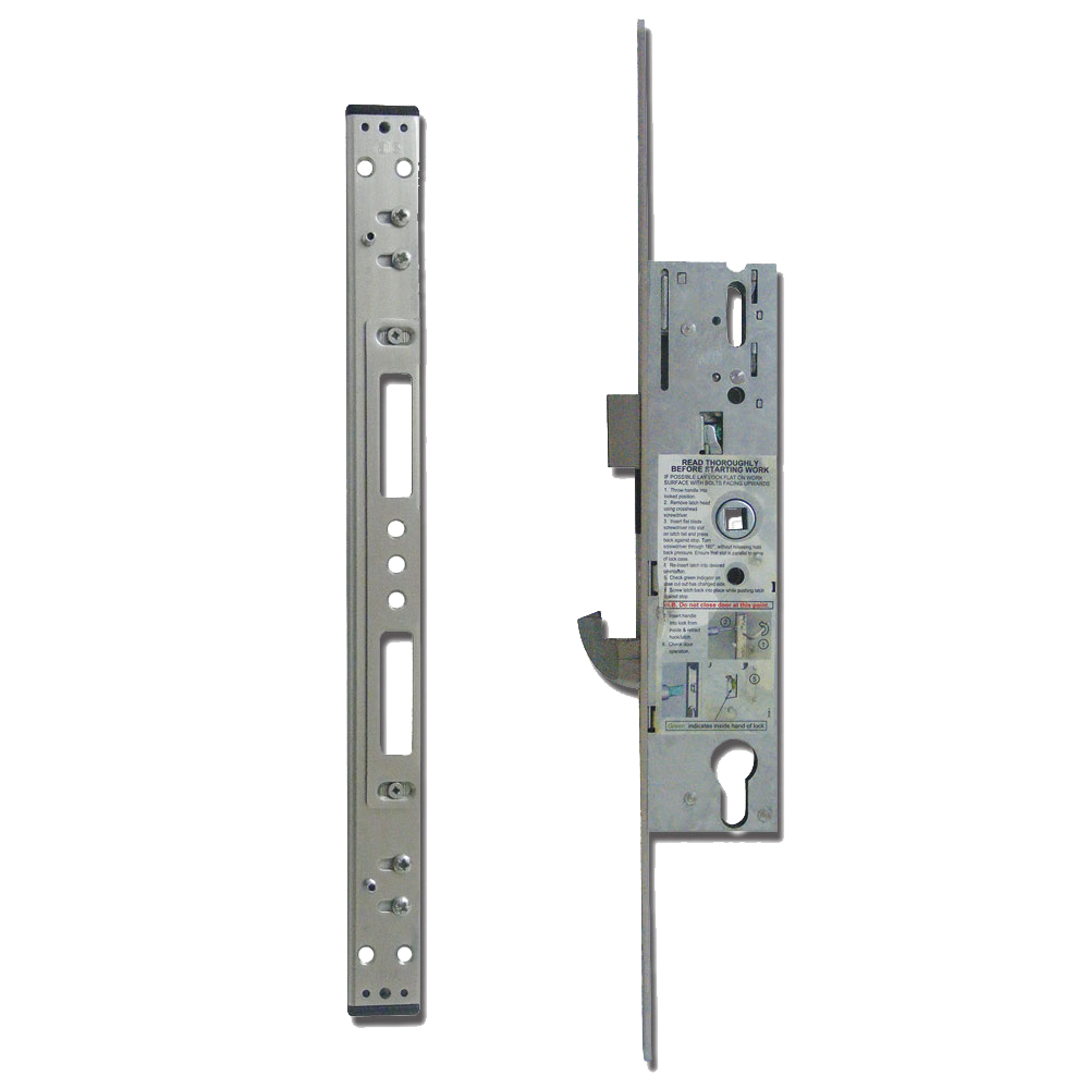 Lever Operated Latch & Hookbolt 16mm Split Spindle Overnight Lock
