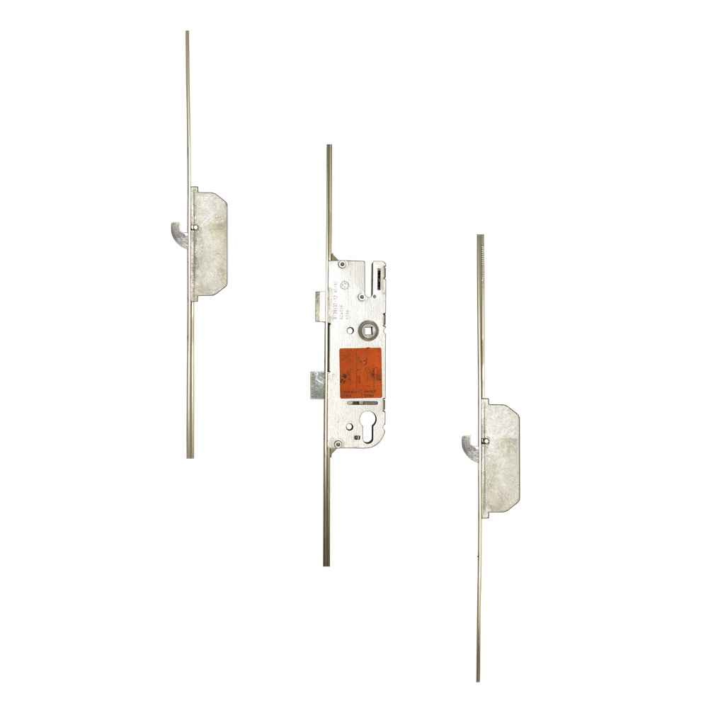 Lever Operated Latch & Deadbolt 20mm Faceplate - 2 Hook