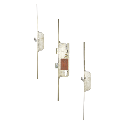 Lever Operated Latch & Deadbolt 20mm Faceplate - 2 Hook