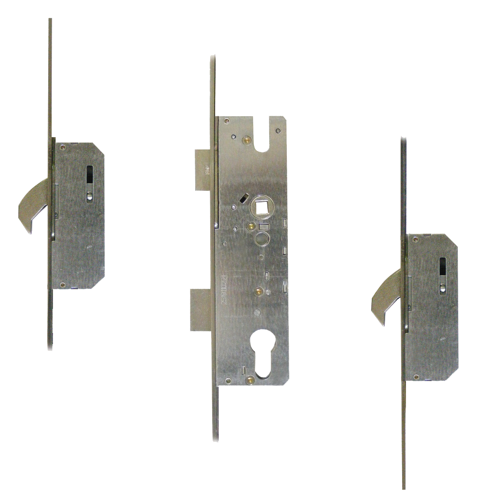 rulock Keywind Latch & Deadbolt 16mm Flat Single Spindle - 2 Hook