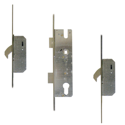 rulock Keywind Latch & Deadbolt 16mm Flat Single Spindle - 2 Hook