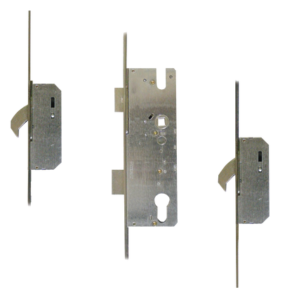 rulock Keywind Latch & Deadbolt 16mm Flat Single Spindle - 2 Hook