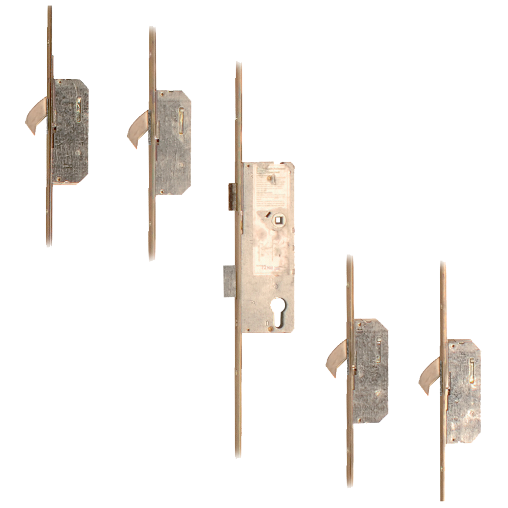 Cobra Keywind Latch & Deadbolt Single Spindle - 4 Hook